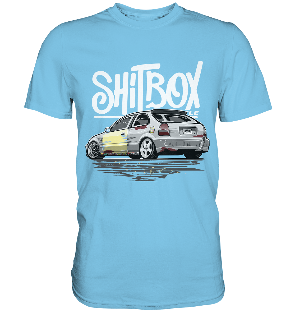 Shitbox Lifestyle Civic EJ EK - Premium Shirt - MotoMerch.de