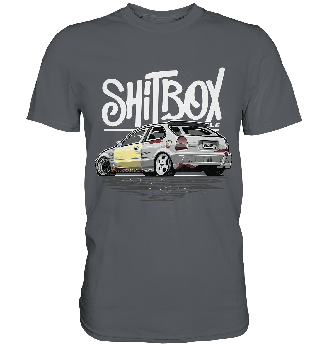 Shitbox Lifestyle Civic EJ EK - Premium Shirt - MotoMerch.de
