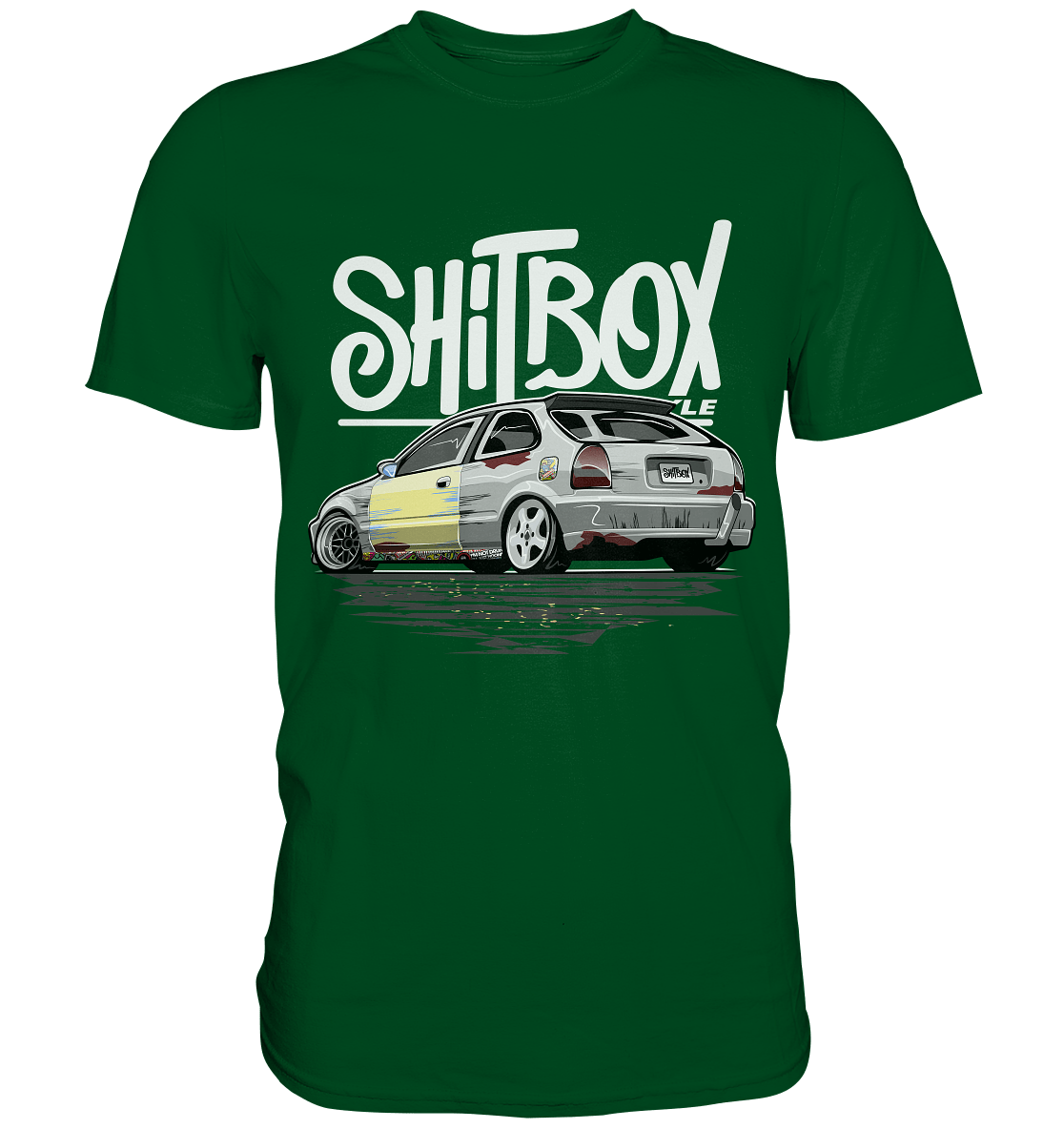Shitbox Lifestyle Civic EJ EK - Premium Shirt - MotoMerch.de