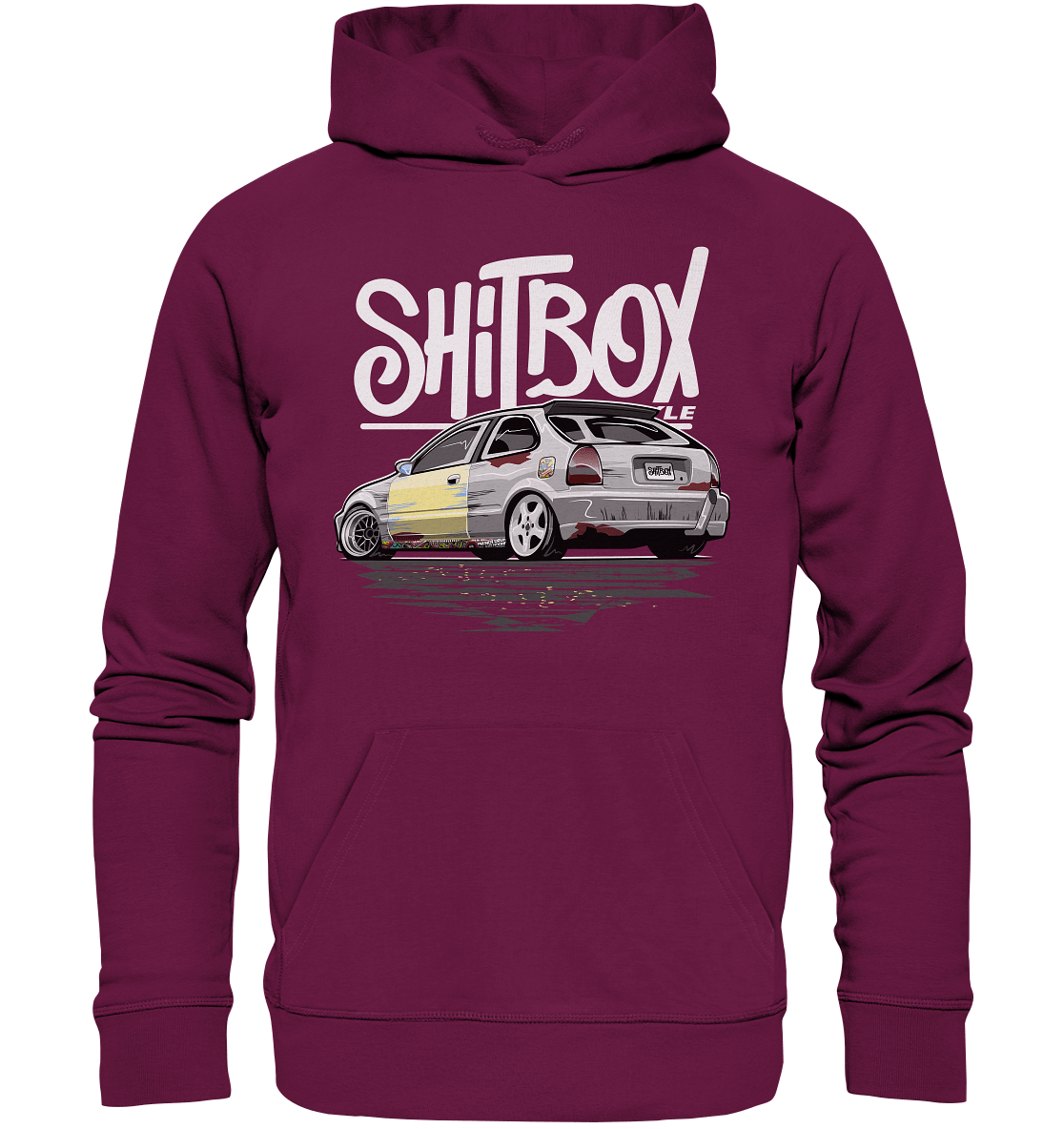 Shitbox Lifestyle Civic EJ EK - Premium Unisex Hoodie - MotoMerch.de