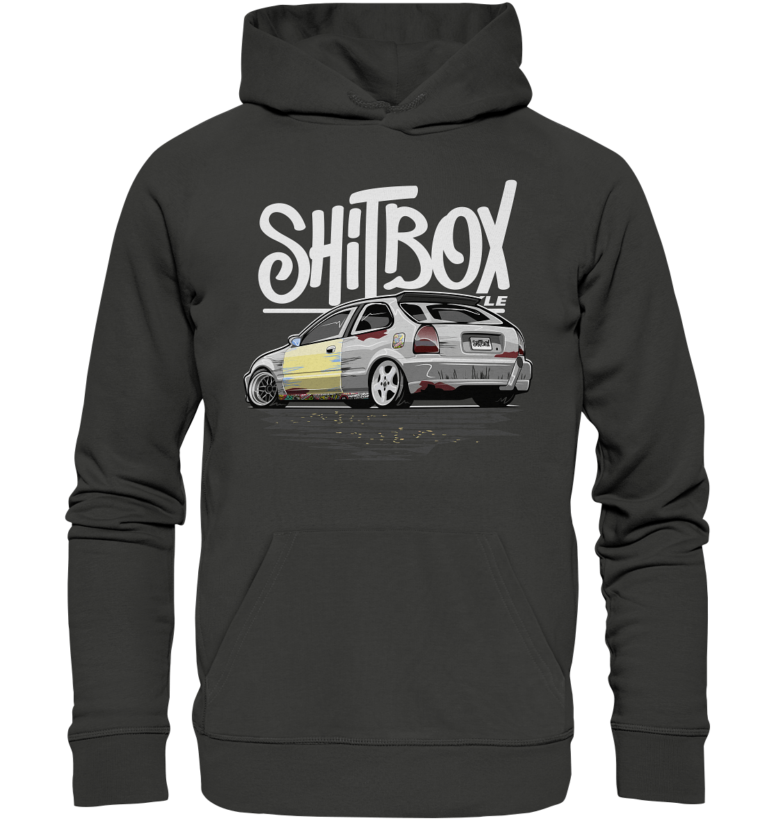 Shitbox Lifestyle Civic EJ EK - Premium Unisex Hoodie - MotoMerch.de