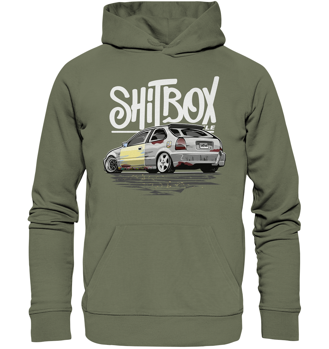 Shitbox Lifestyle Civic EJ EK - Premium Unisex Hoodie - MotoMerch.de