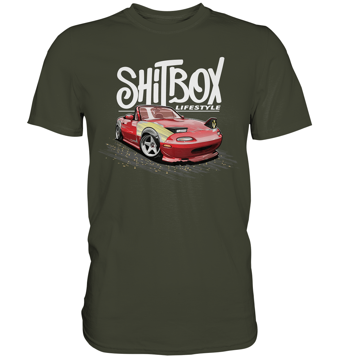 Shitbox Lifestyle Miata MX5 - Premium Shirt - MotoMerch.de