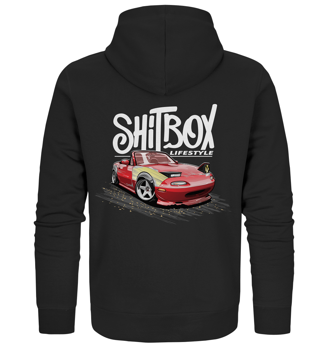 Shitbox Lifestyle Miata - Organic Zipper - MotoMerch.de