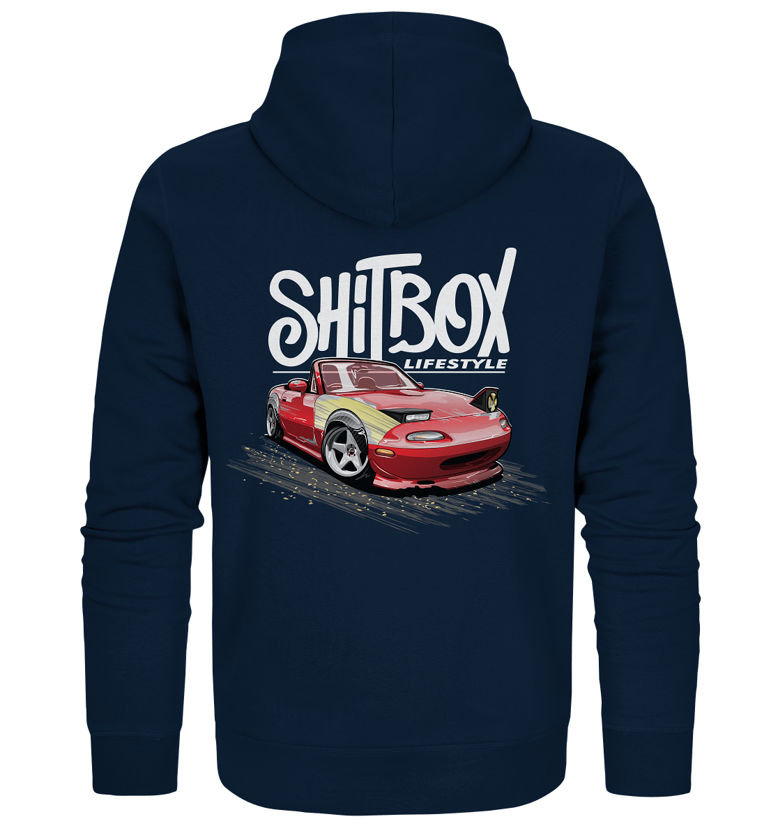 Shitbox Lifestyle Miata - Organic Zipper - MotoMerch.de