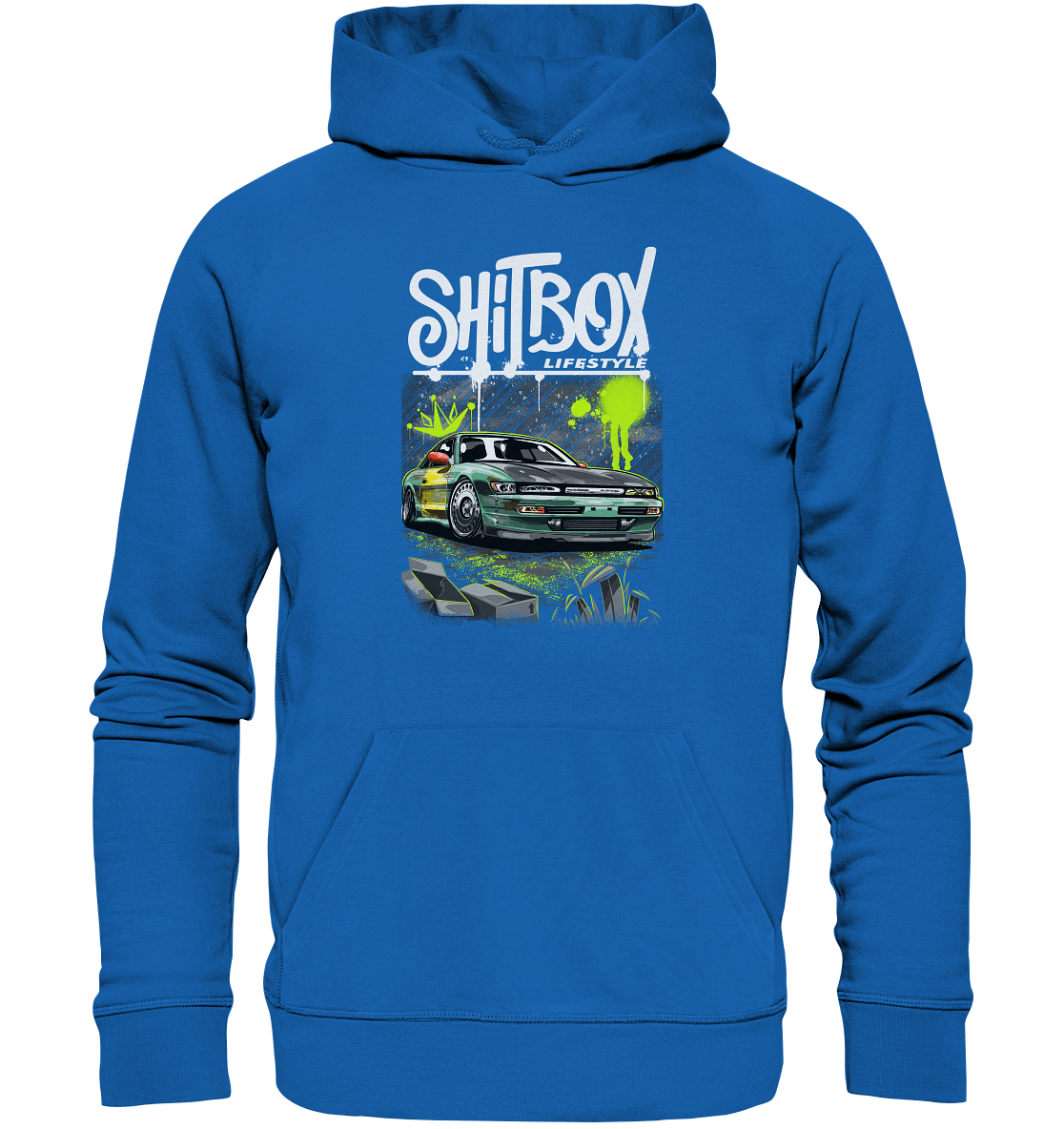 Shitbox Nissan Silvia PS13 - Premium Unisex Hoodie - MotoMerch.de