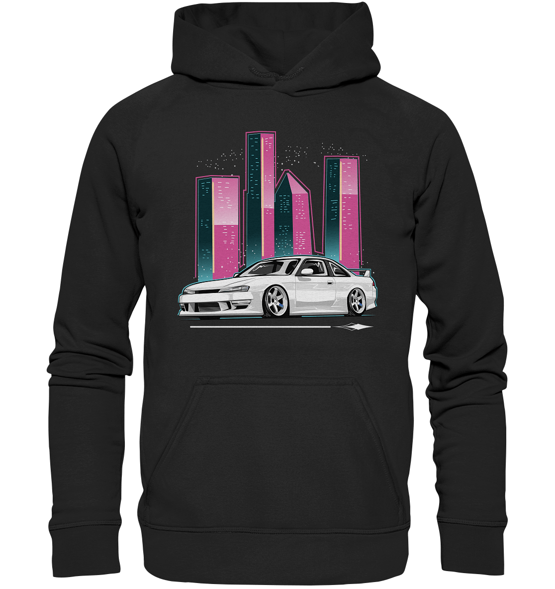 Silvia 200SX S14A - Basic Unisex Hoodie XL - MotoMerch.de