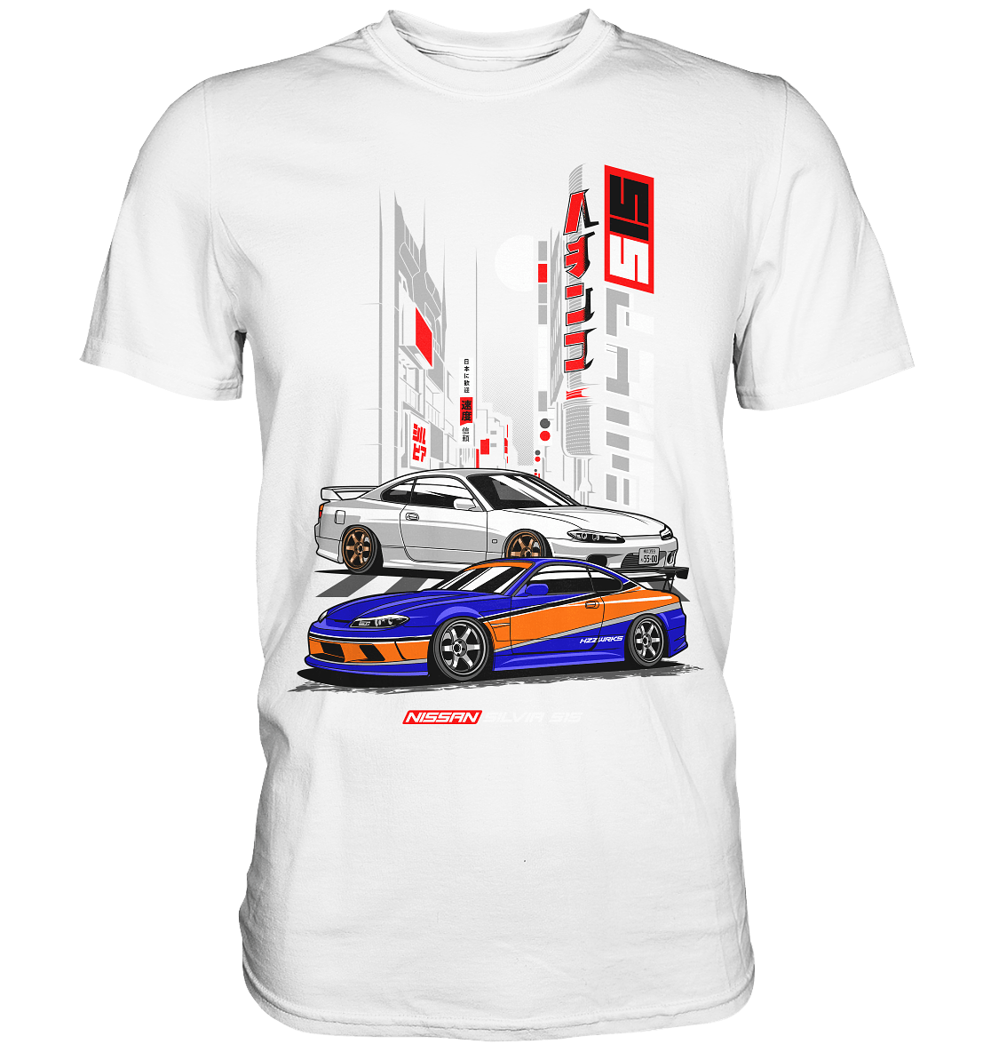 Silvia S15 Duo - Premium Shirt - MotoMerch.de