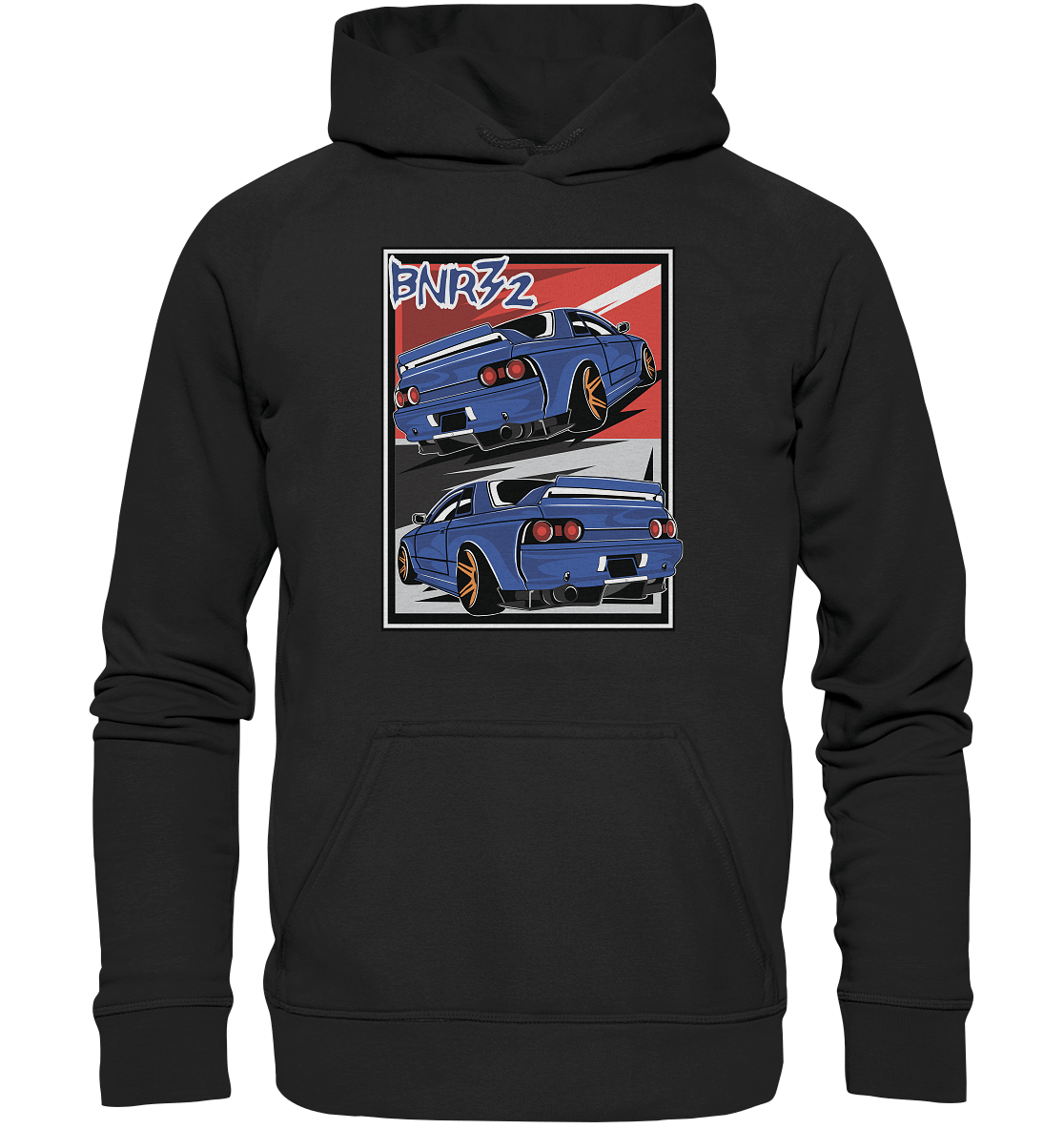 Skyline BNR32 - Basic Unisex Hoodie XL - MotoMerch.de