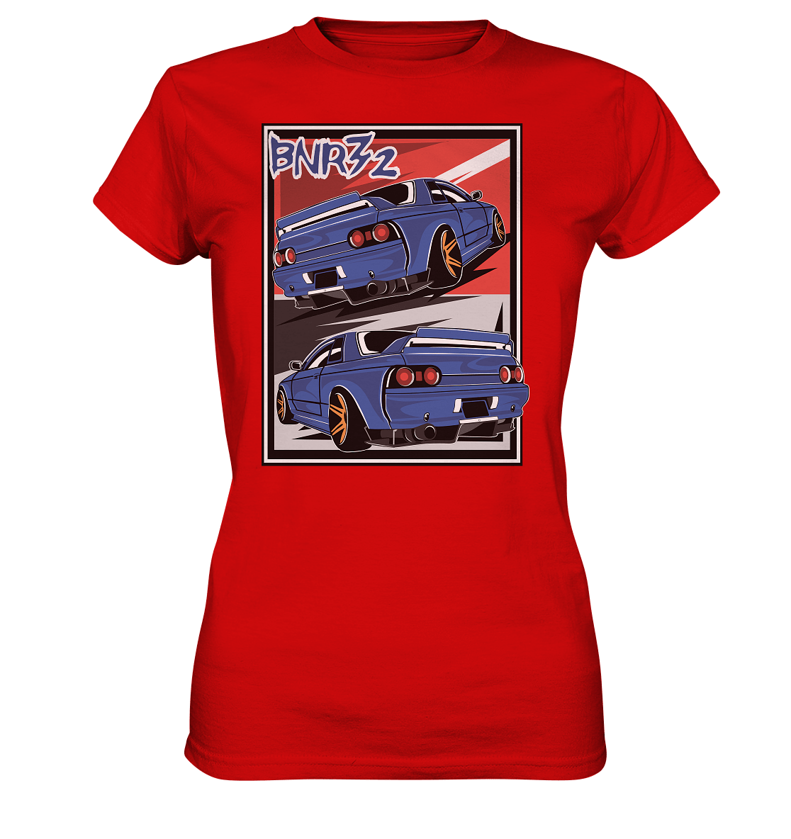 Skyline BNR32 - Ladies Premium Shirt - MotoMerch.de
