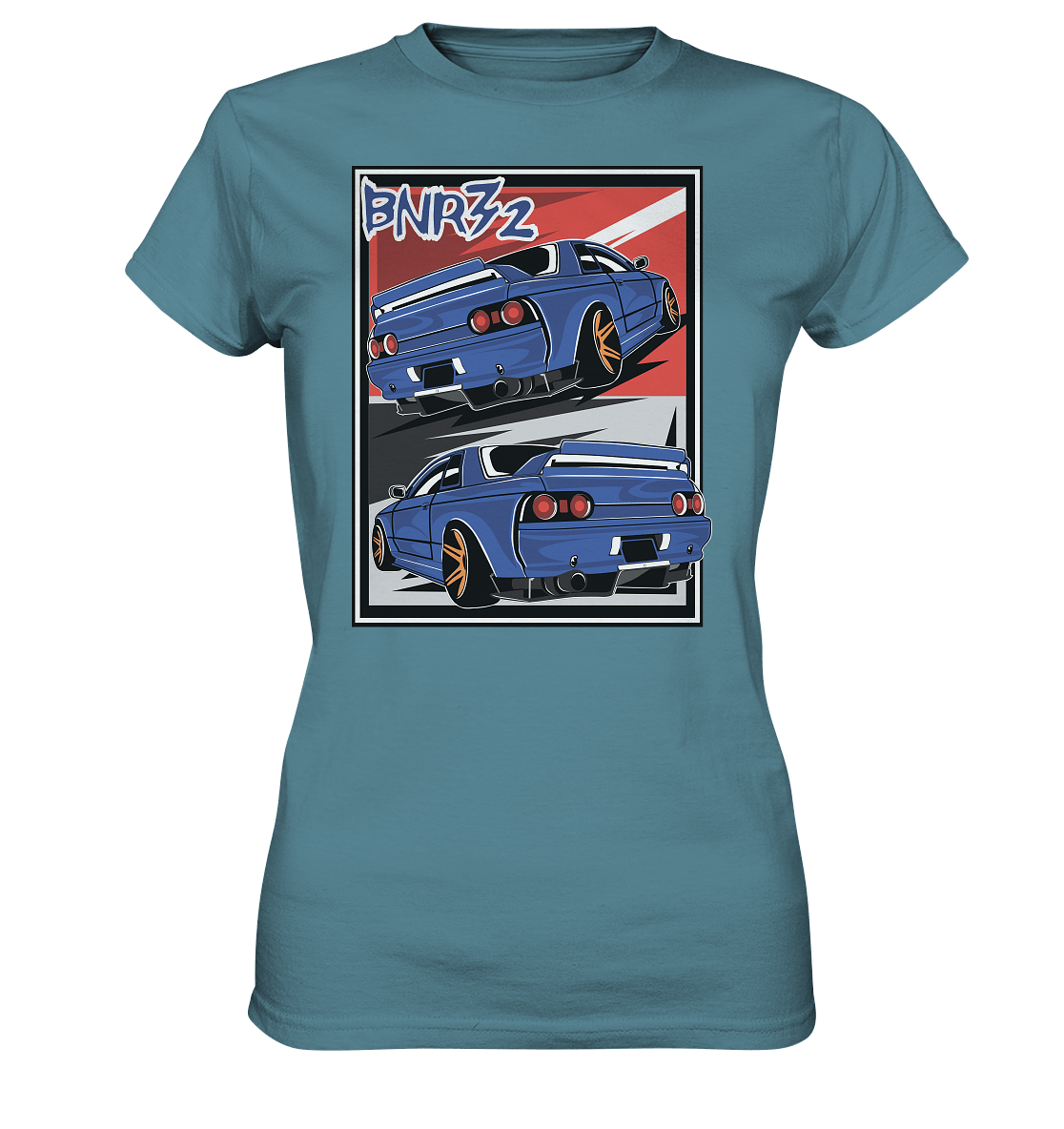 Skyline BNR32 - Ladies Premium Shirt - MotoMerch.de