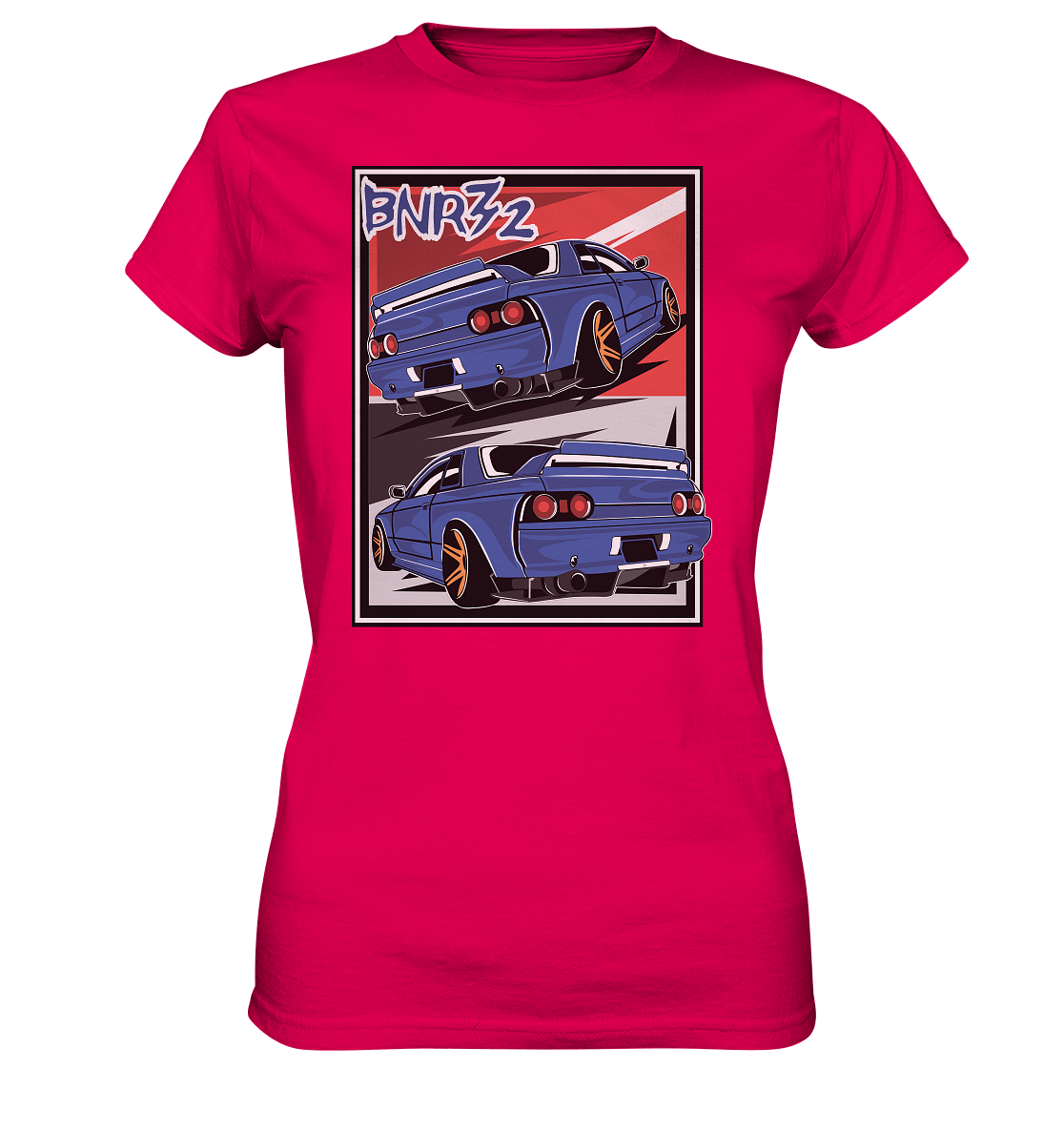 Skyline BNR32 - Ladies Premium Shirt - MotoMerch.de