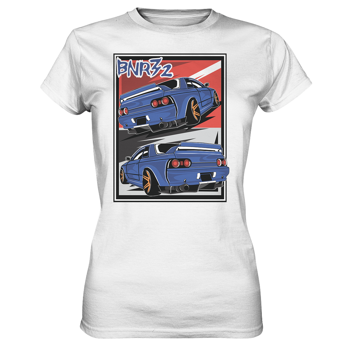 Skyline BNR32 - Ladies Premium Shirt - MotoMerch.de