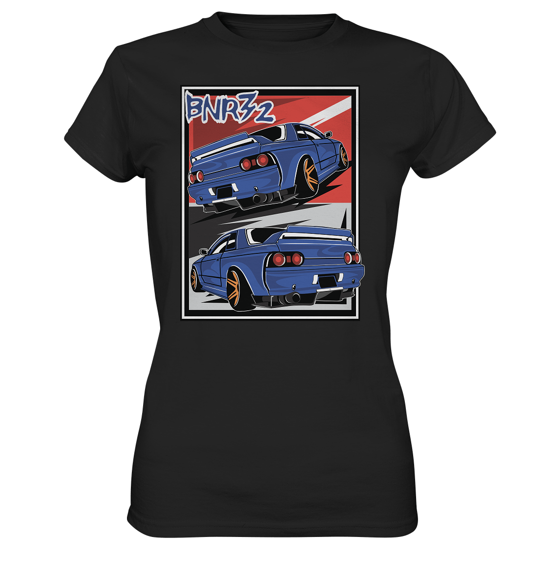 Skyline BNR32 - Ladies Premium Shirt - MotoMerch.de