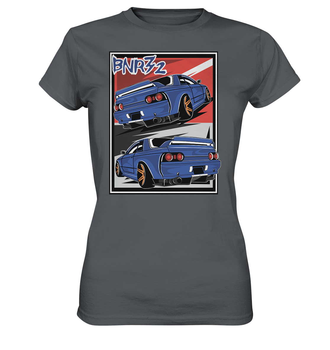 Skyline BNR32 - Ladies Premium Shirt - MotoMerch.de