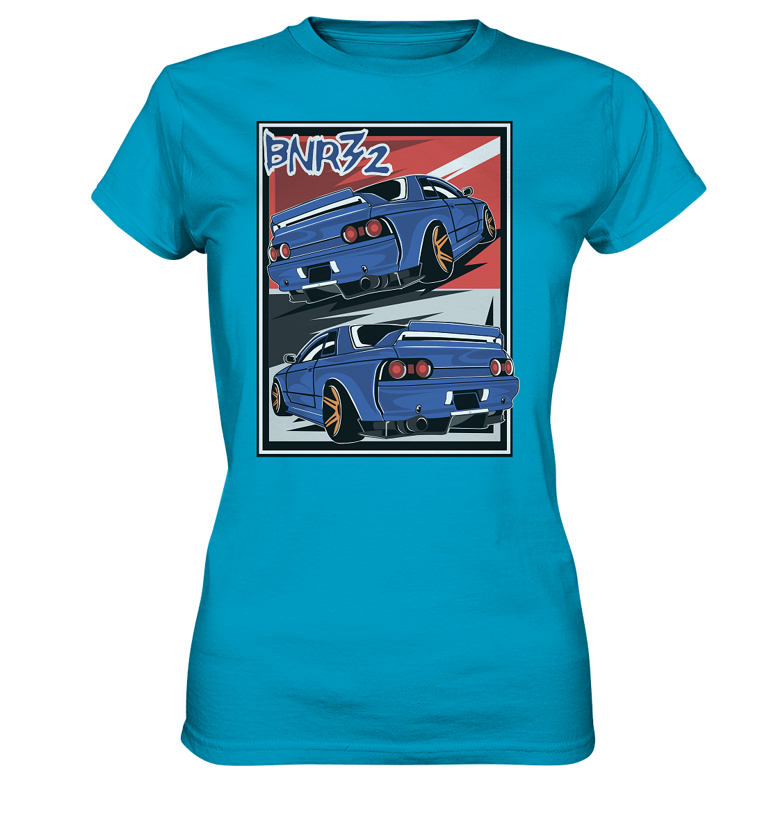 Skyline BNR32 - Ladies Premium Shirt - MotoMerch.de