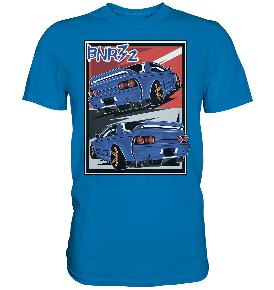 Skyline BNR32 - Premium Shirt - MotoMerch.de