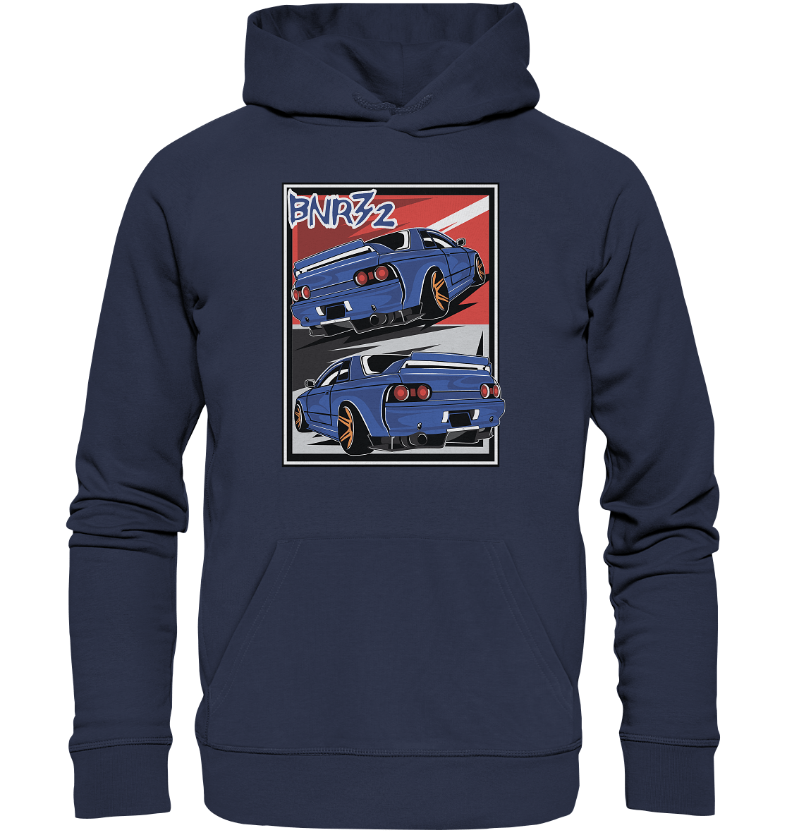 Skyline BNR32 - Premium Unisex Hoodie - MotoMerch.de