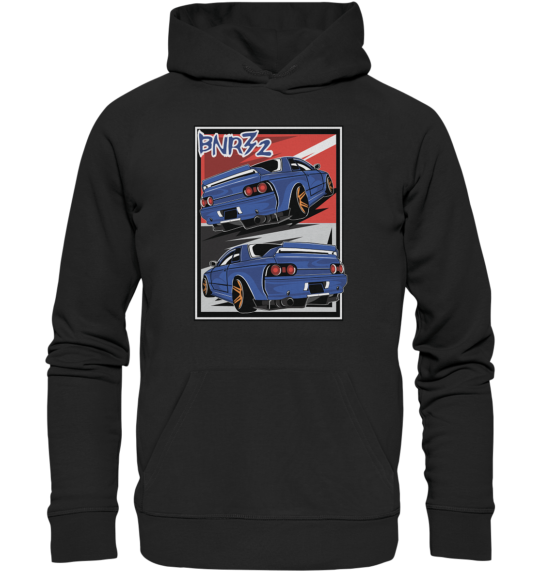 Skyline BNR32 - Premium Unisex Hoodie - MotoMerch.de