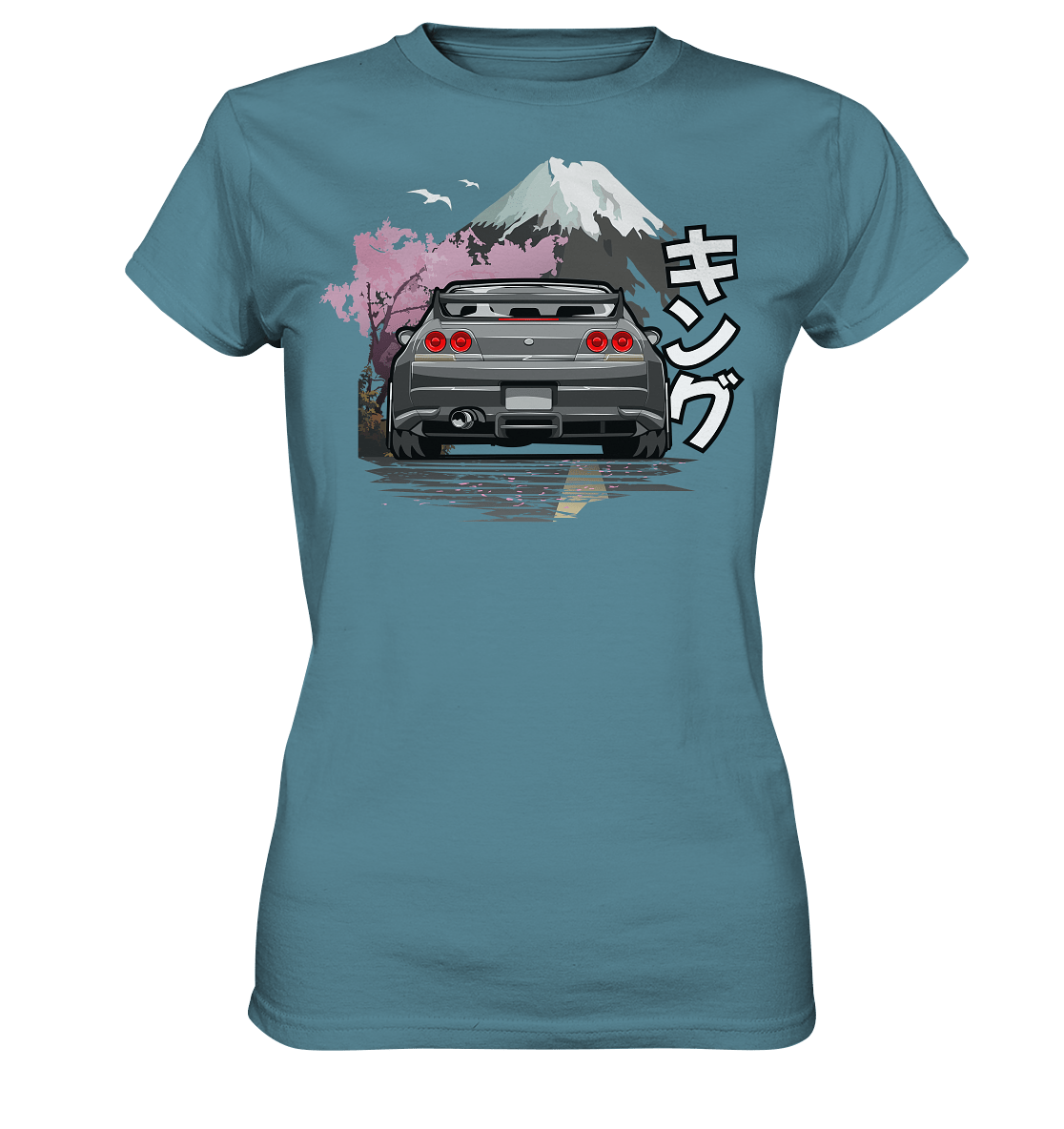 Skyline R33 - Ladies Premium Shirt - MotoMerch.de