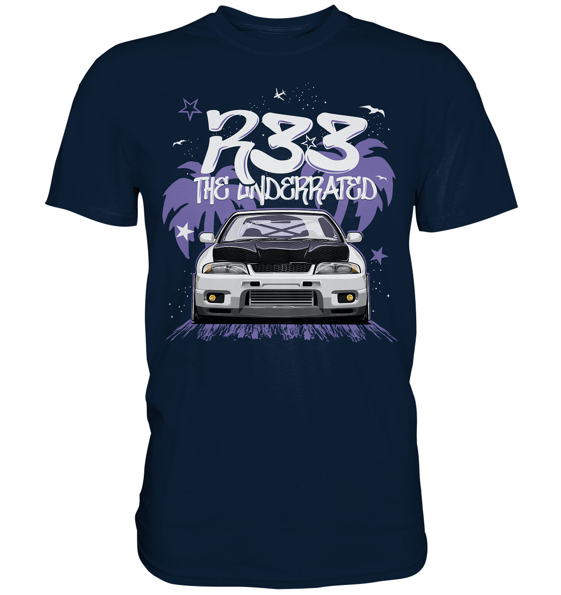 Skyline R33 - Premium Shirt - MotoMerch.de