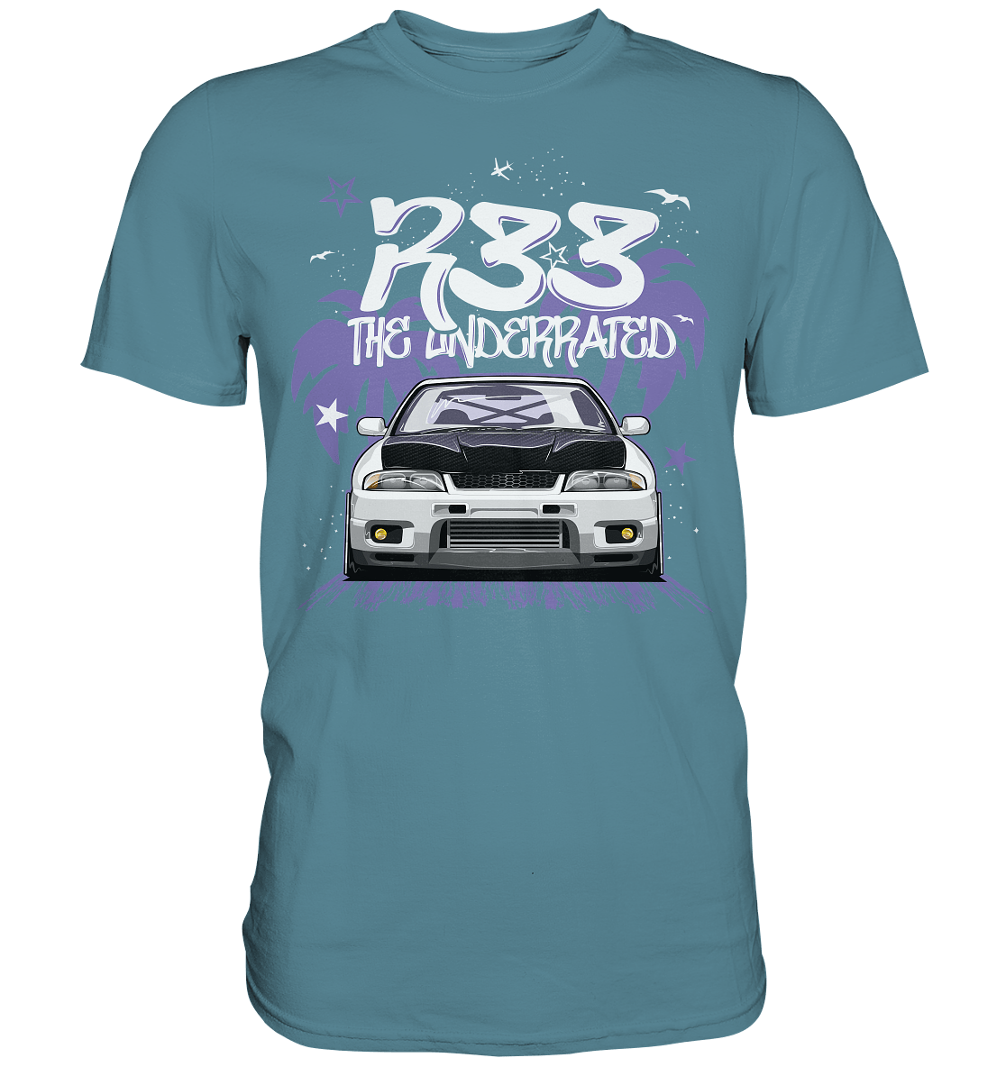 Skyline R33 - Premium Shirt - MotoMerch.de