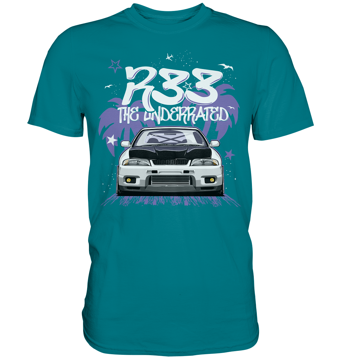 Skyline R33 - Premium Shirt - MotoMerch.de
