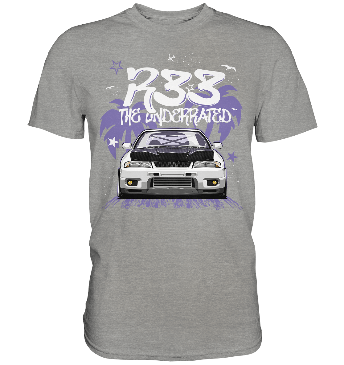 Skyline R33 - Premium Shirt - MotoMerch.de