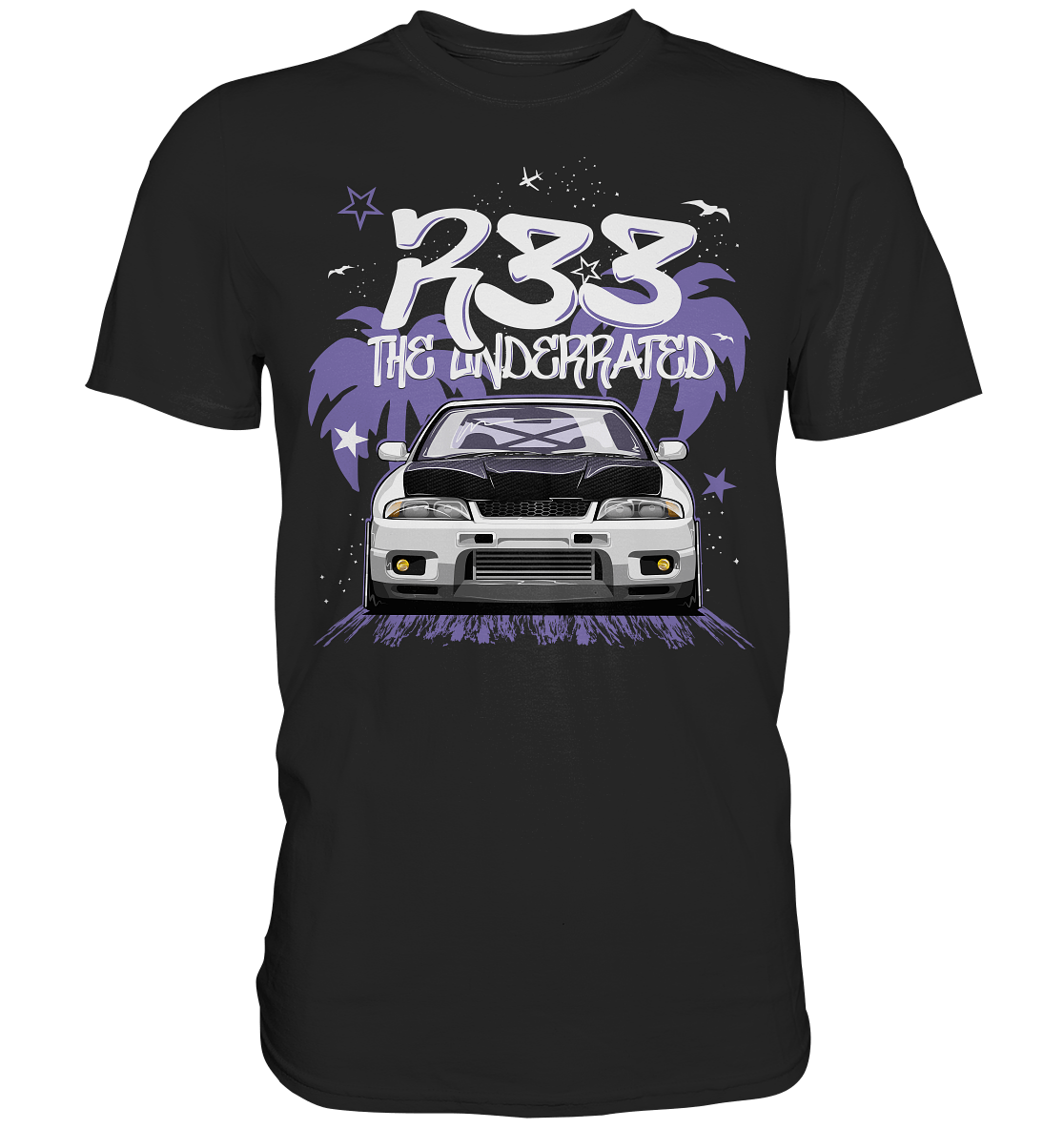 Skyline R33 - Premium Shirt - MotoMerch.de