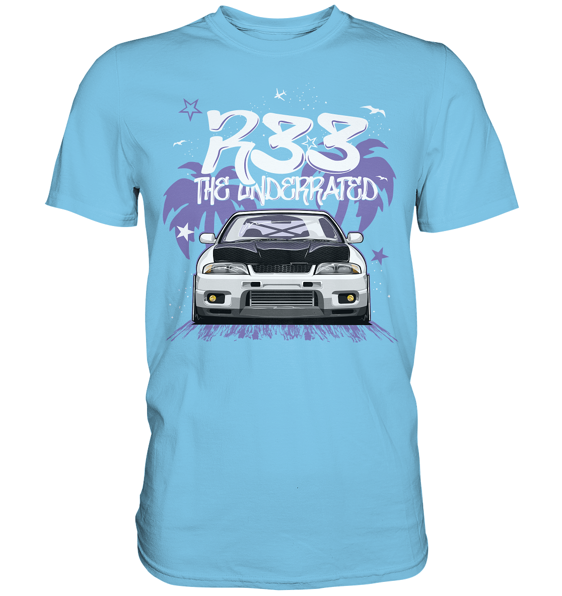 Skyline R33 - Premium Shirt - MotoMerch.de