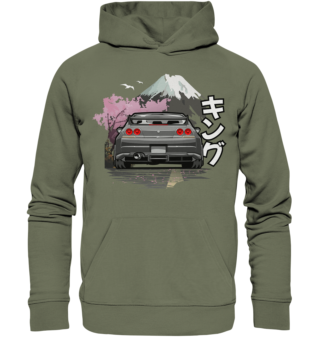Skyline R33 - Premium Unisex Hoodie - MotoMerch.de