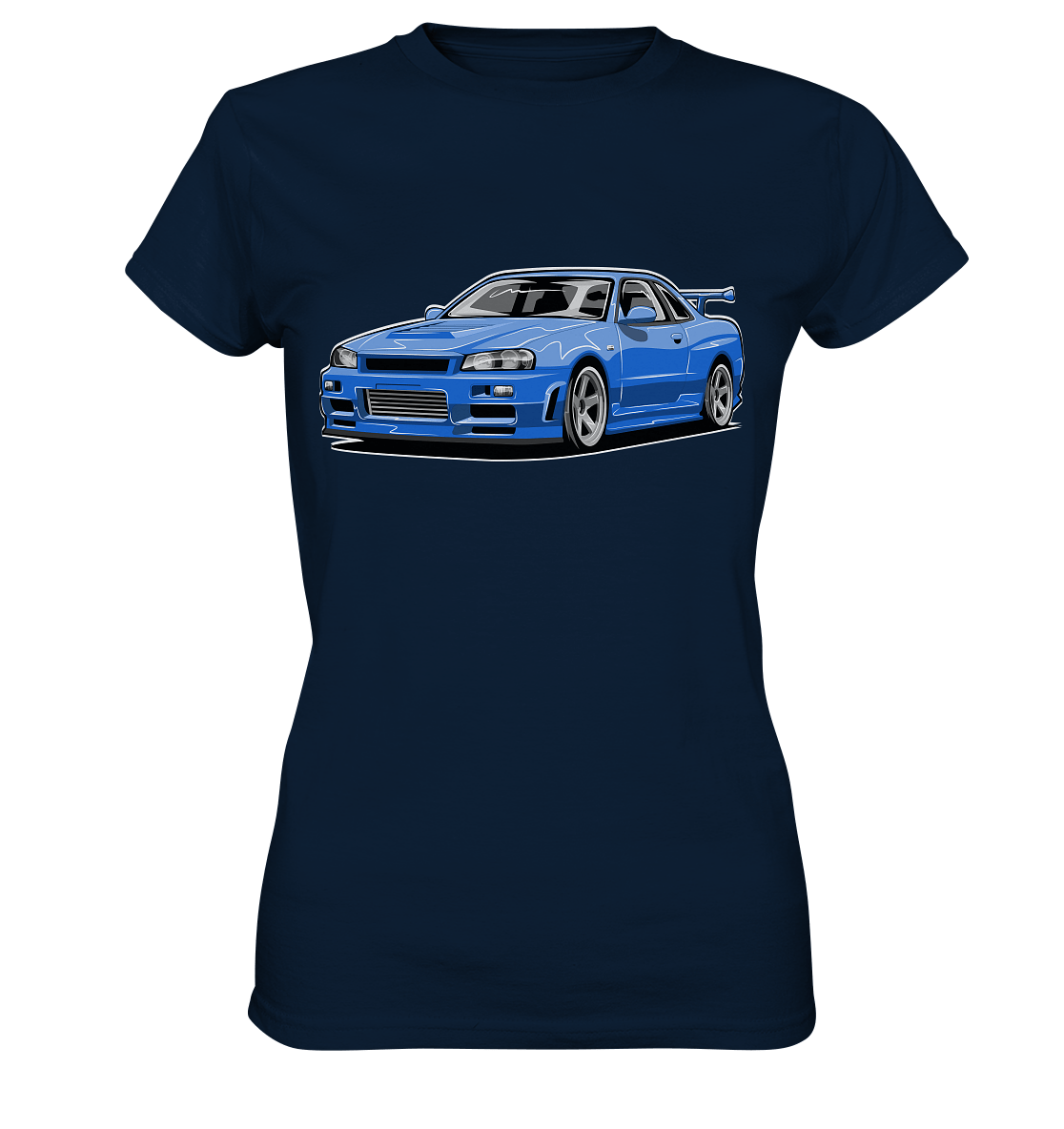 Skyline R34 GT-R - Ladies Premium Shirt - MotoMerch.de