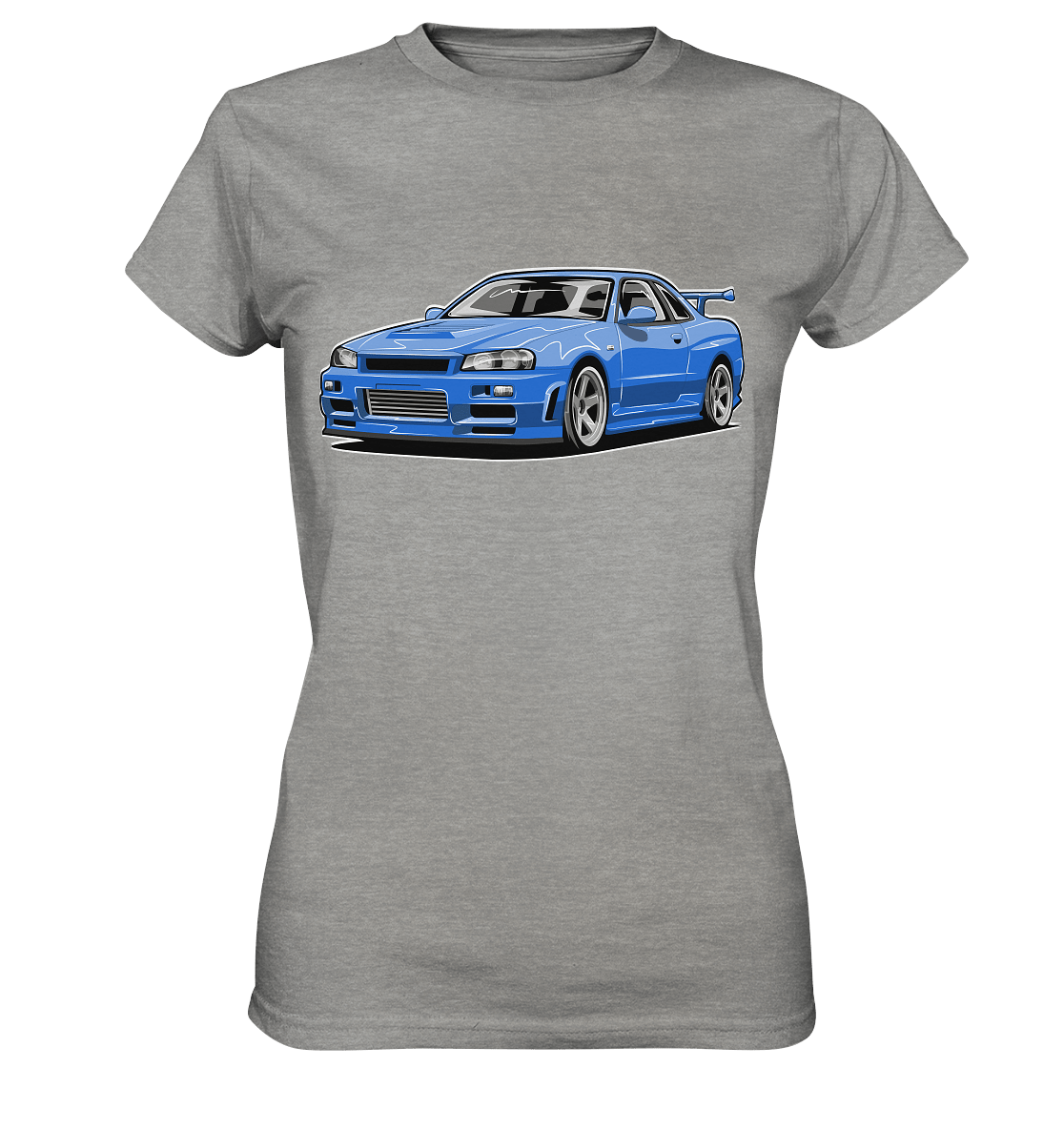Skyline R34 GT-R - Ladies Premium Shirt - MotoMerch.de