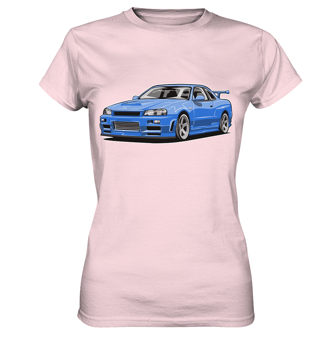 Skyline R34 GT-R - Ladies Premium Shirt - MotoMerch.de