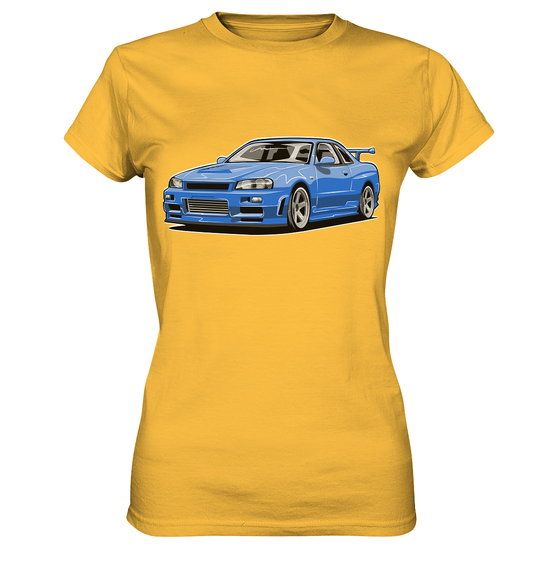 Skyline R34 GT-R - Ladies Premium Shirt - MotoMerch.de