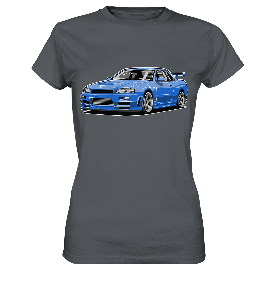 Skyline R34 GT-R - Ladies Premium Shirt - MotoMerch.de