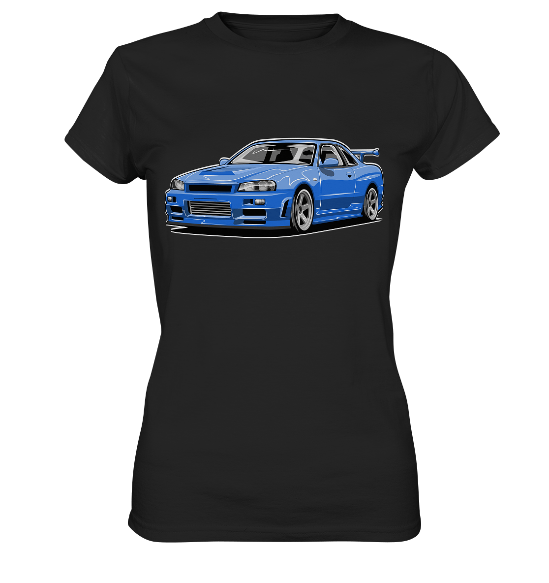 Skyline R34 GT-R - Ladies Premium Shirt - MotoMerch.de