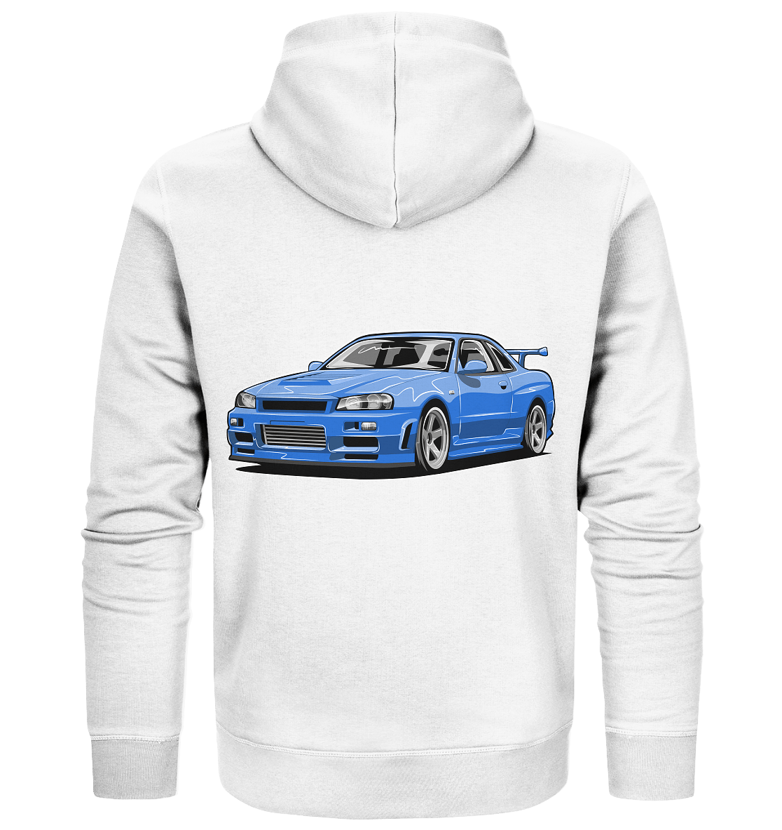 Skyline R34 GT-R - Organic Zipper - MotoMerch.de