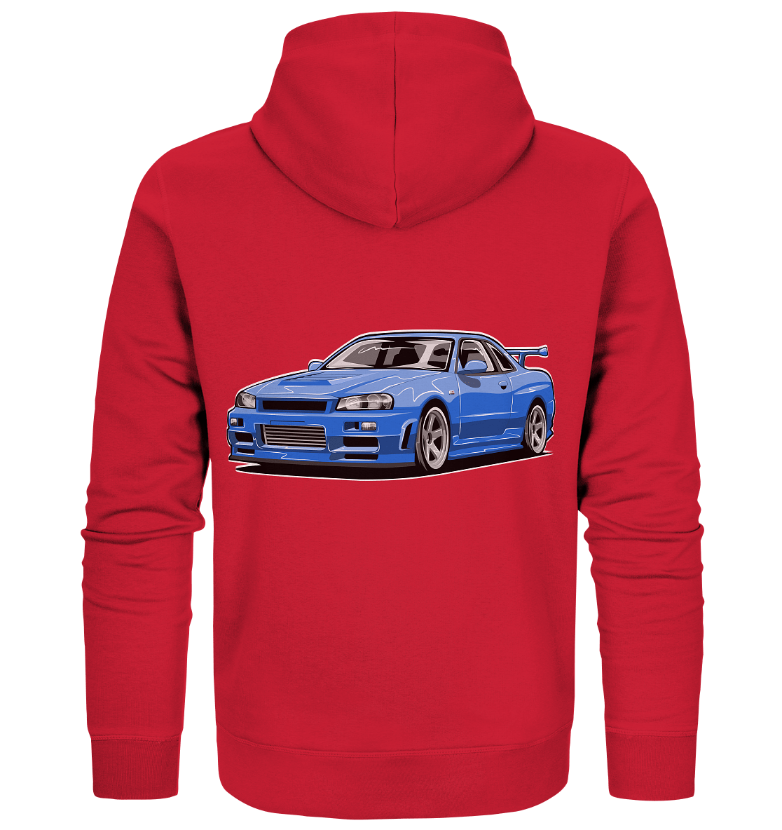 Skyline R34 GT-R - Organic Zipper - MotoMerch.de