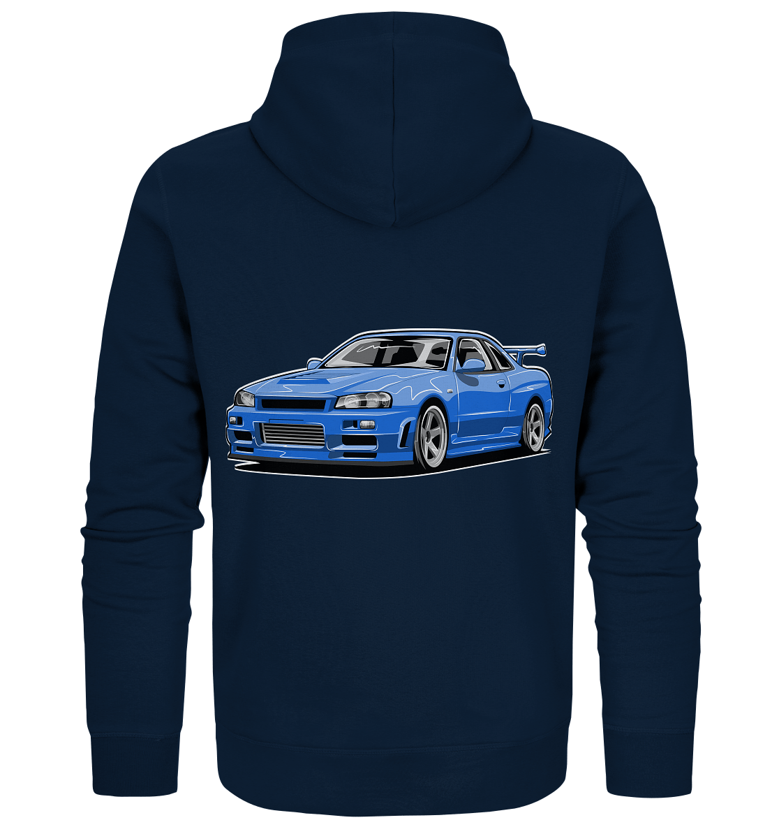 Skyline R34 GT-R - Organic Zipper - MotoMerch.de