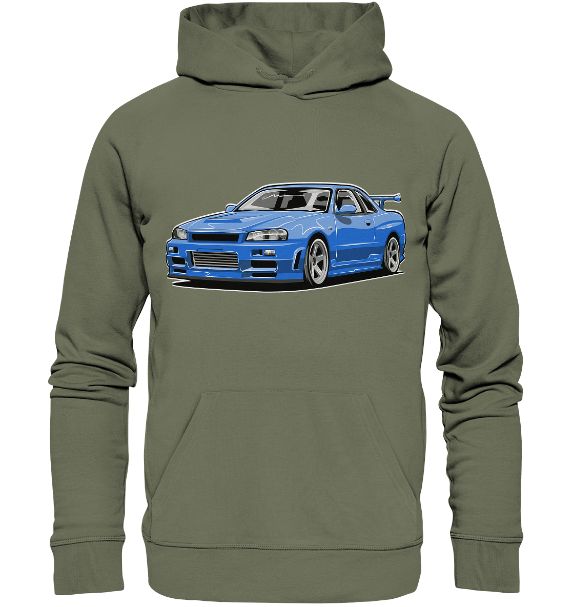 Skyline R34 GT-R - Premium Unisex Hoodie - MotoMerch.de