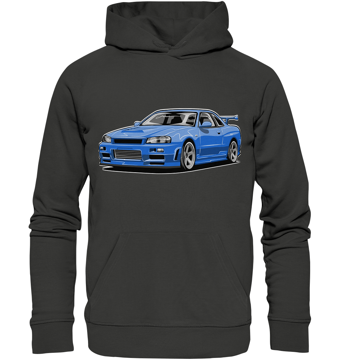 Skyline R34 GT-R - Premium Unisex Hoodie - MotoMerch.de