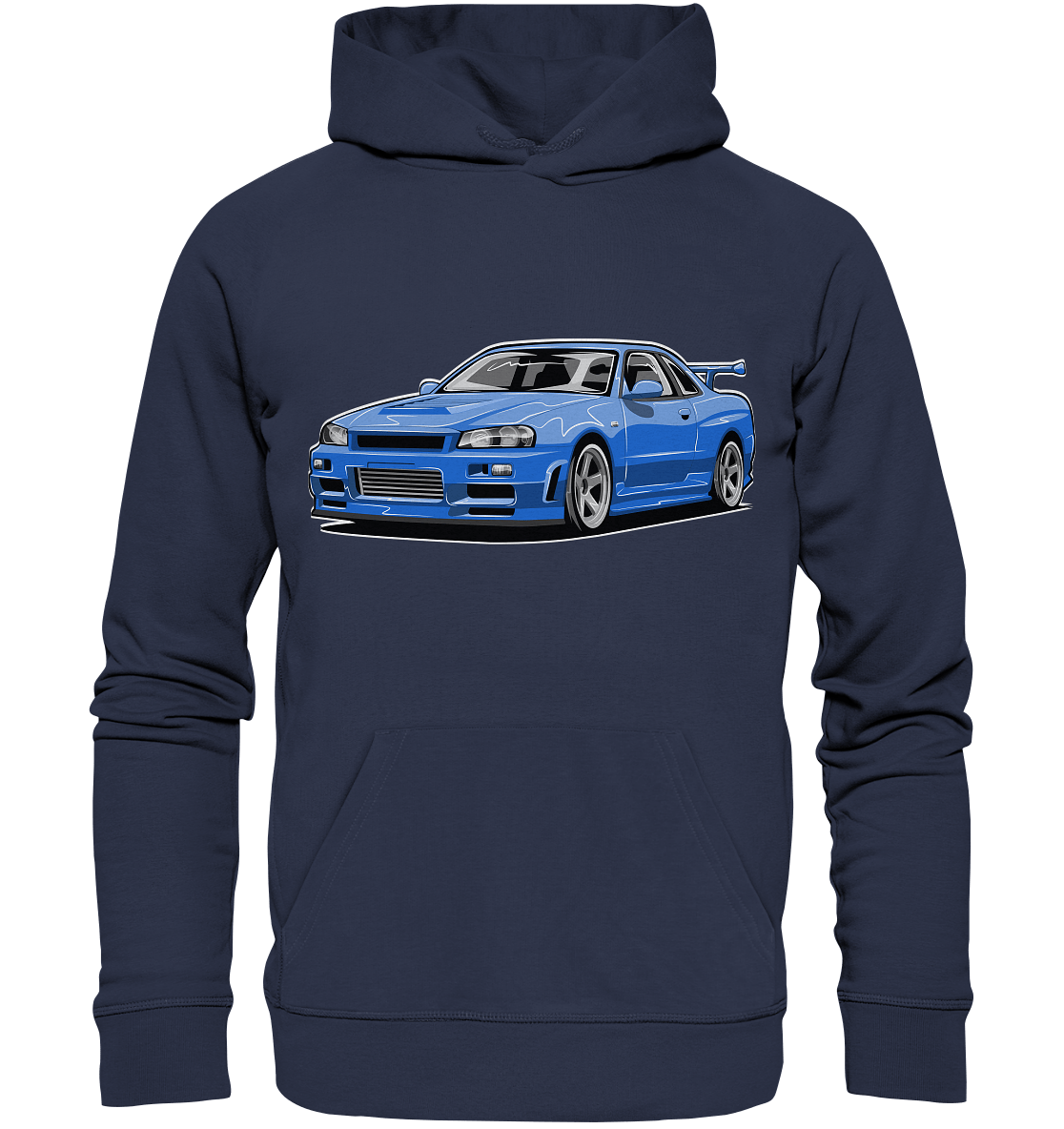 Skyline R34 GT-R - Premium Unisex Hoodie - MotoMerch.de