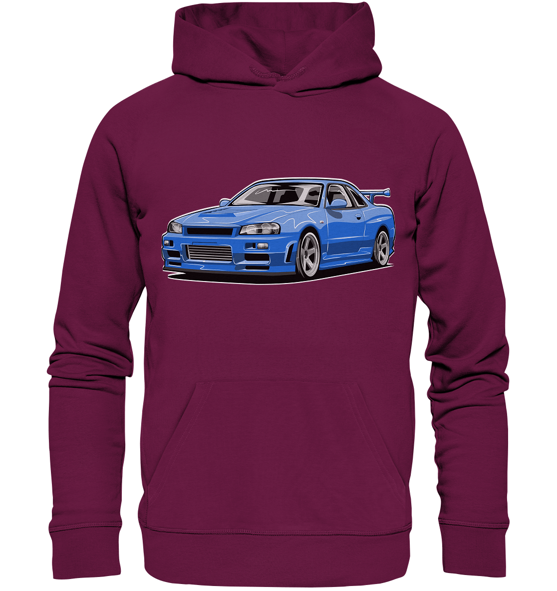 Skyline R34 GT-R - Premium Unisex Hoodie - MotoMerch.de