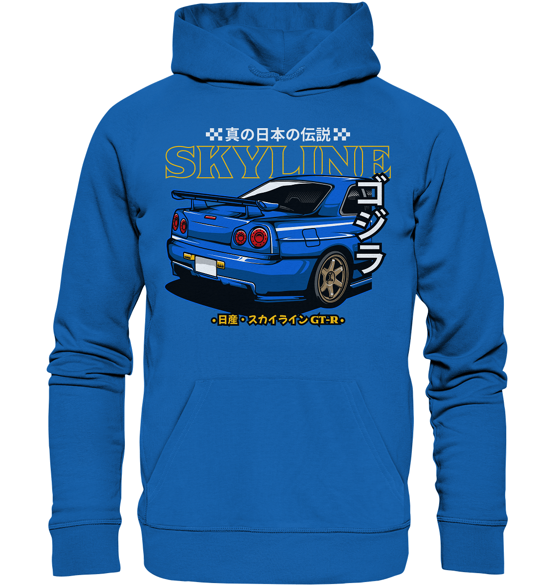 Skyline R34 Heck - Premium Unisex Hoodie - MotoMerch.de