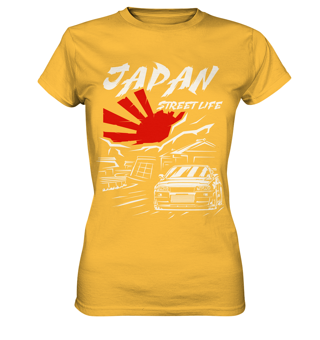 Skyline R34 - Japan Street Life - Ladies Premium Shirt - MotoMerch.de