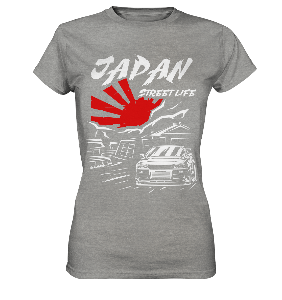 Skyline R34 - Japan Street Life - Ladies Premium Shirt - MotoMerch.de