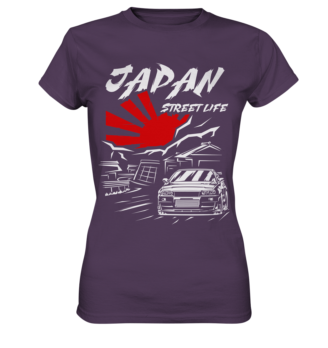 Skyline R34 - Japan Street Life - Ladies Premium Shirt - MotoMerch.de