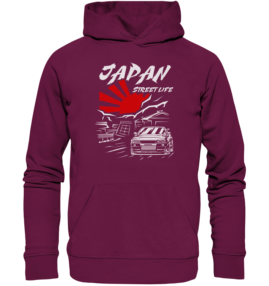 Skyline R34 - Japan Street Life - Premium Unisex Hoodie - MotoMerch.de