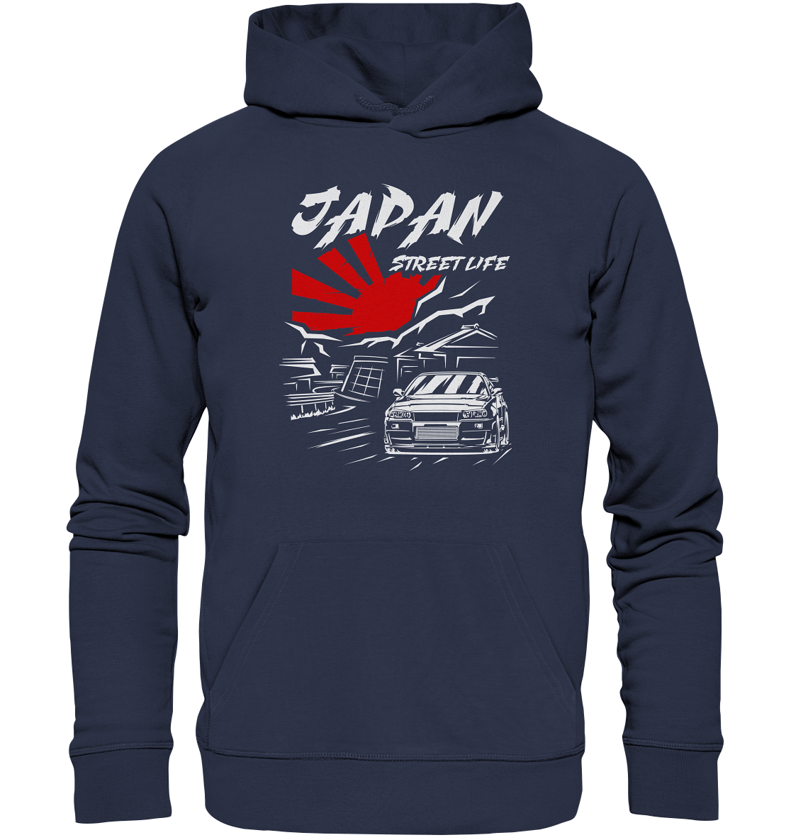 Skyline R34 - Japan Street Life - Premium Unisex Hoodie - MotoMerch.de